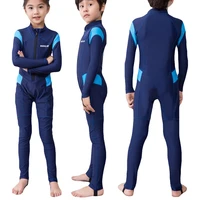 wetsuits kids swimwears diving suits long sleeves boys girls one pieces surfing children rash guards snorkel