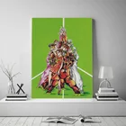 Настенная картина Необычные картины Джоджо S, постеры с японским аниме для домашнего декора, Современная Модульная картина для спальни