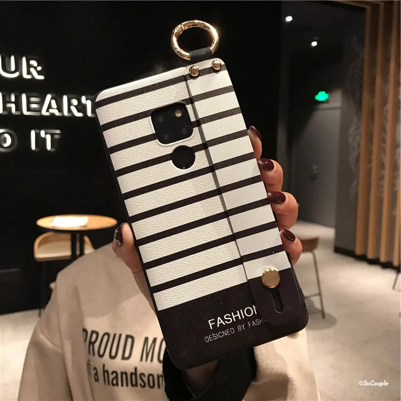 WK3-08WDLineB SoCouple чехол на запястье для huawei P20 P30 Pro Lite P10 mate 10 20 Pro 30 Lite Nove 3 3i Honor 20 Pro 10 Чехол-держатель для телефона - Цвет: WK3-08WDLineB