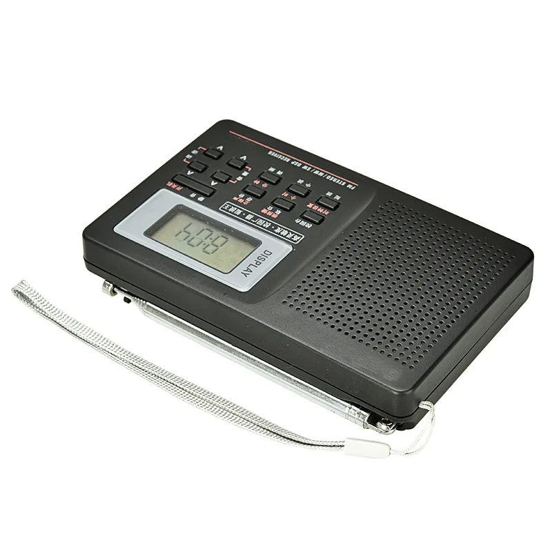 Портативный мини FM-радиоприемник с поддержкой FM/AM/SW/LW/TV полночастотный