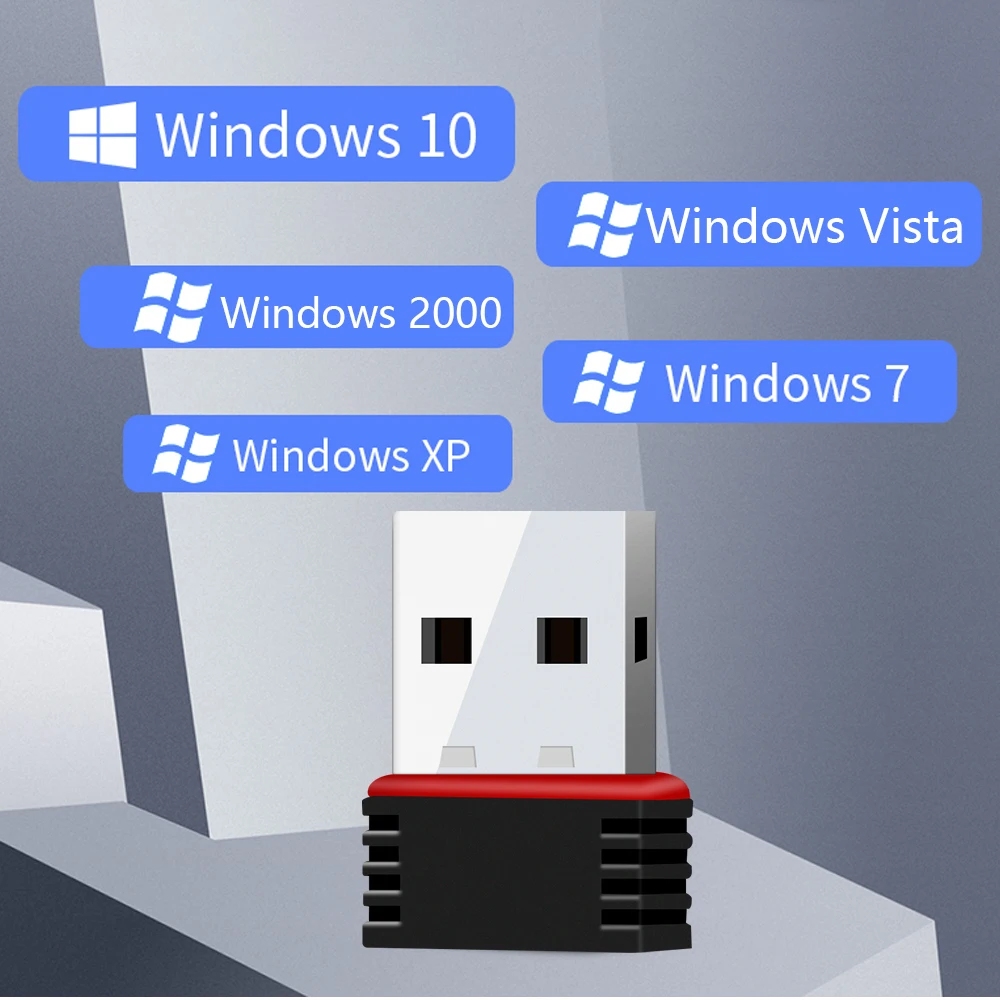 150 Мбит/с USB ключ для ноутбука Windows 7/10/xp/Vista/2000 Mini 802.11n/g/b Wifi 2 4 ГГц ~ 4835 беспроводной