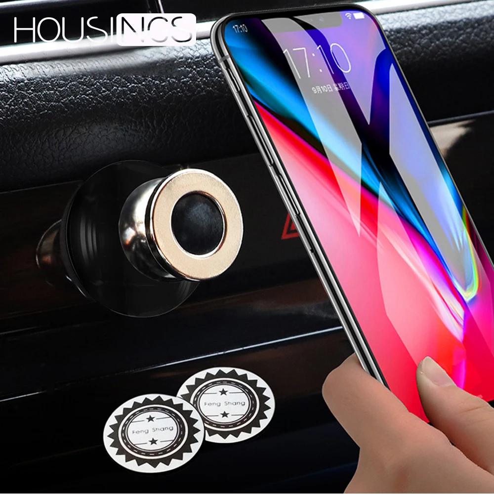 360 вращающийся магнитный держатель для телефона универсальный для iPhone Air Vent крепление gps присоска автомобильный мобильный телефон подставка лобовое стекло крепление мяч