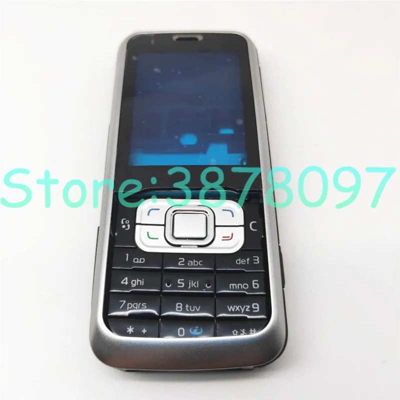 10 шт./лот Оригинальный чехол для телефона Nokia Asha 6120 6120C + клавиатура задняя крышка