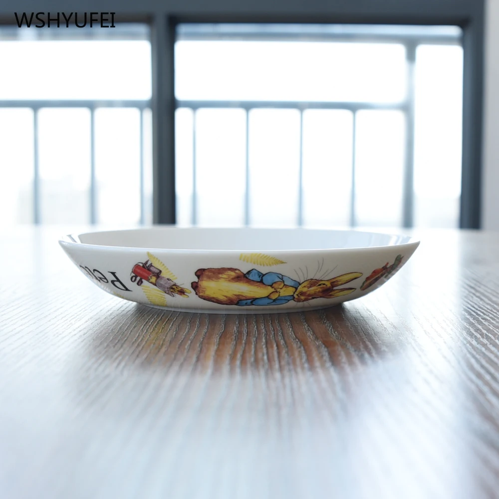 8 дюймов костяного фарфора креативный расписной милый кролик серии Питер Кролик