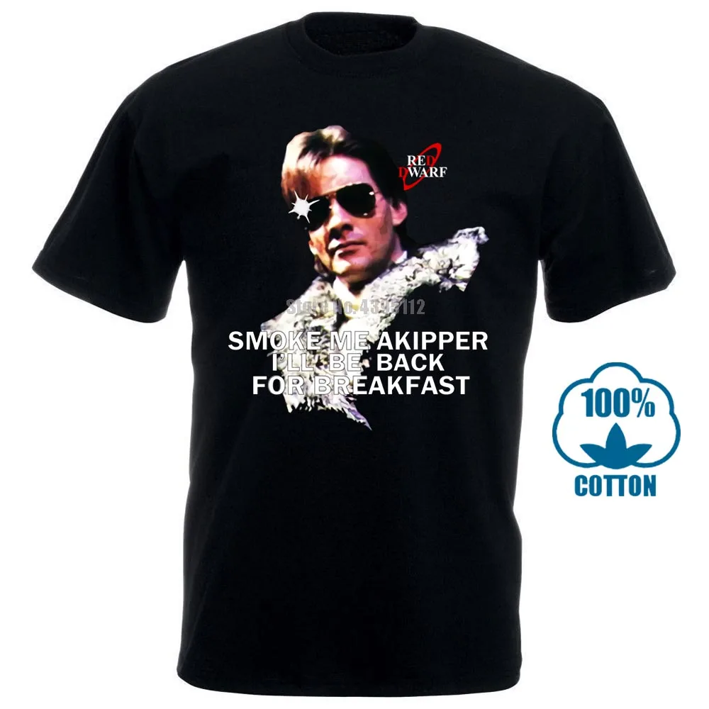 Красные карликовые Ace Rimmer Smoke Me A Kipper' футболки для взрослых новые и официальные!