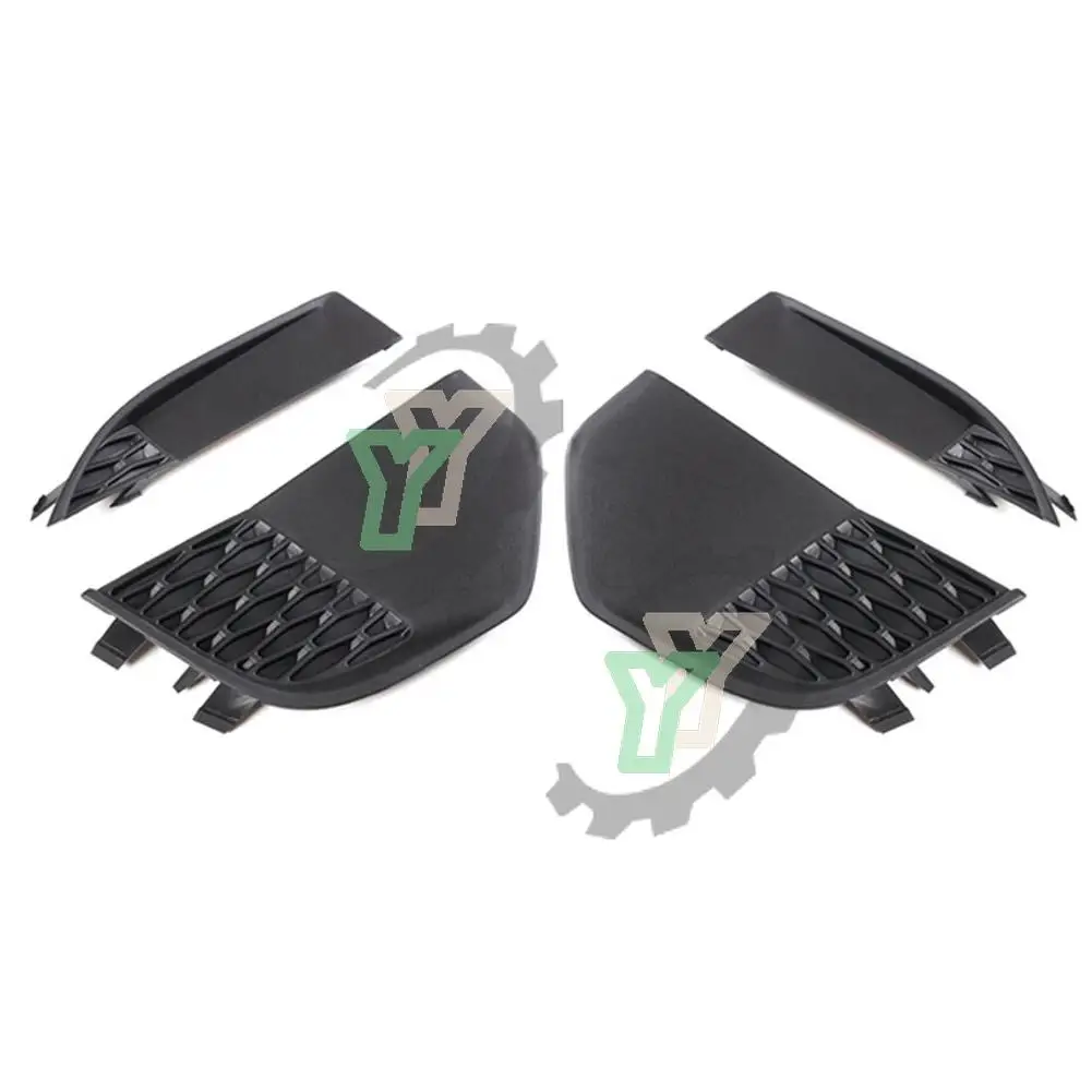 

For Land Rover Discovery Sport L550 2015 2016 2017 2018 2019 4Pcs Car Front Bumper Fog Lamp Bezel Trim Cover Left+Right Side