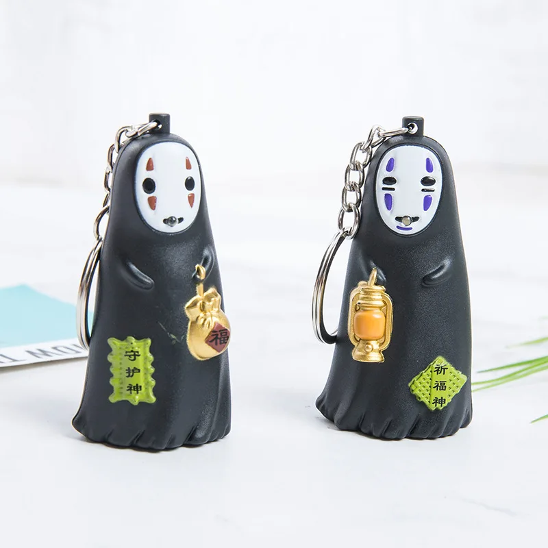 

Classic Cartoon a Man Without a Face Key Chain Fashion Backpack Keychains Funny Car Keyring Pendant Gifts For Woman Child