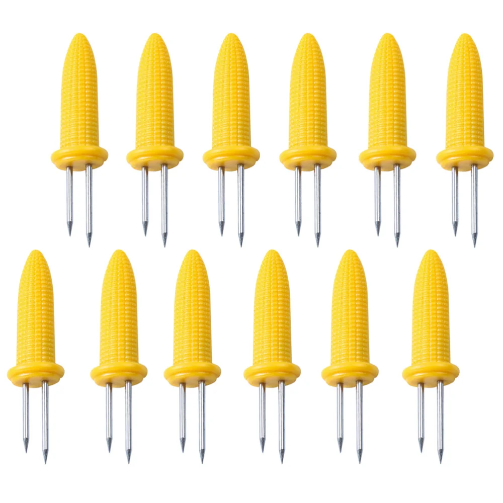 10 шт из нержавеющей стали держатели кукурузы кукуруза в початках шампуры для