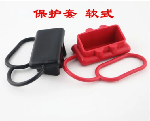 600V 50A gray red SB50 Plug Connector Pole copper Contacts Solar Panels Battery T Handle Anti dust cover with 8 AWG terminal | Автомобили