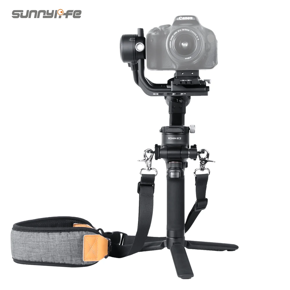 Двойной крюк ремешок для снятия стресса плечевой ремень шнурок DJI RS 2/RSC 2/Ronin-S/Ronin-SC