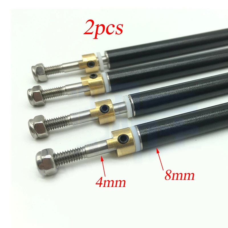 Комплект из 2 вещей доступно в 4 мм RC лодка приводной вал сборе Вал + черный