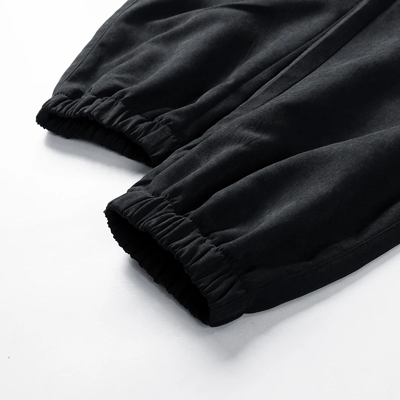 

Mens Sweatpants Joggers Men 2021 Grey Hip Hop Harajuku Japanese Streetwear Trousers Male Korean Harem Pants For Men