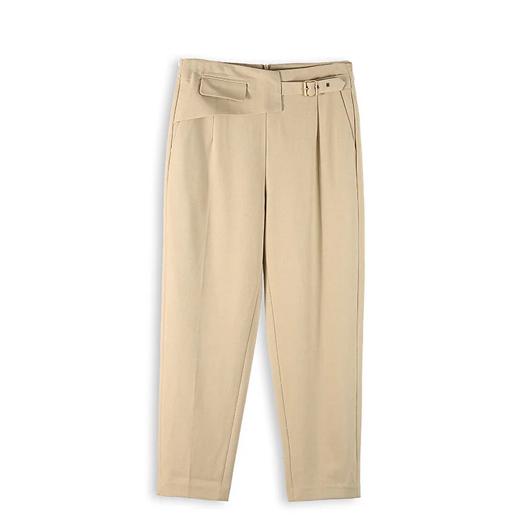 

Dongyang Home [Real Series] 2021 New Autumn Clothes Simple Solid Color Loose Temperament All-Matching Casual Pants 613