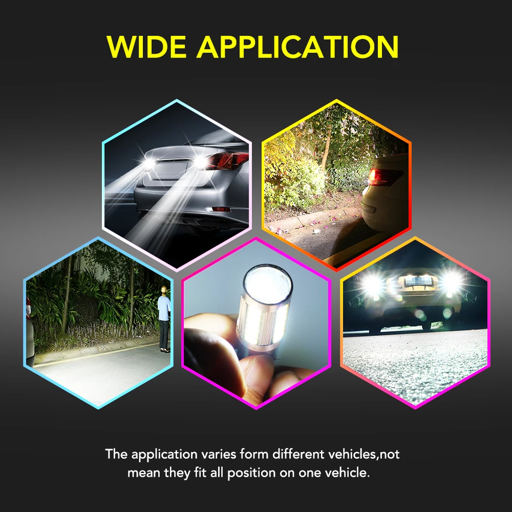 P21W 1156 светодиодный светильник для автомобиля с поворотным сигналом обратный