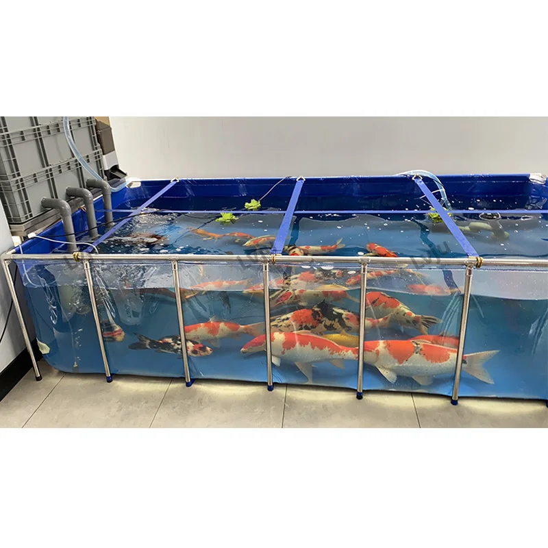 Lvju Fish Aquarium Tank 92 Gallon 350 Liter 100*100*35cm Koi Pond