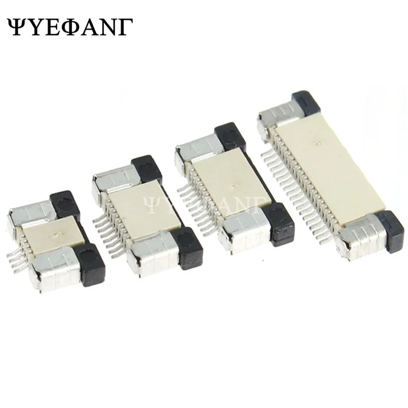 

5pcs FFC FPC connector 0.5mm Pull-in Top Contact SMD Connector 4 6 8 10 12 14 16 20 22 24 26 28 30 32 34 36 40 50 Pin