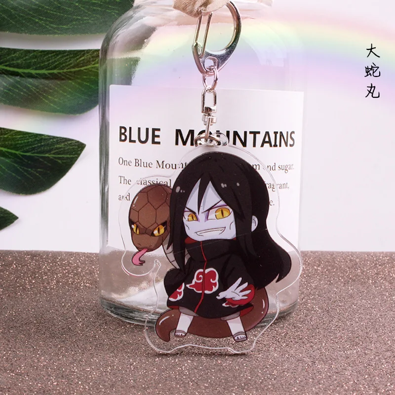 Аниме Наруто акриловый брелок Uchiha Obito Deidara Sasori Uchiha Itachi мультфильм двухсторонний кулон брелок ювелирные аксессуары - Color: 15