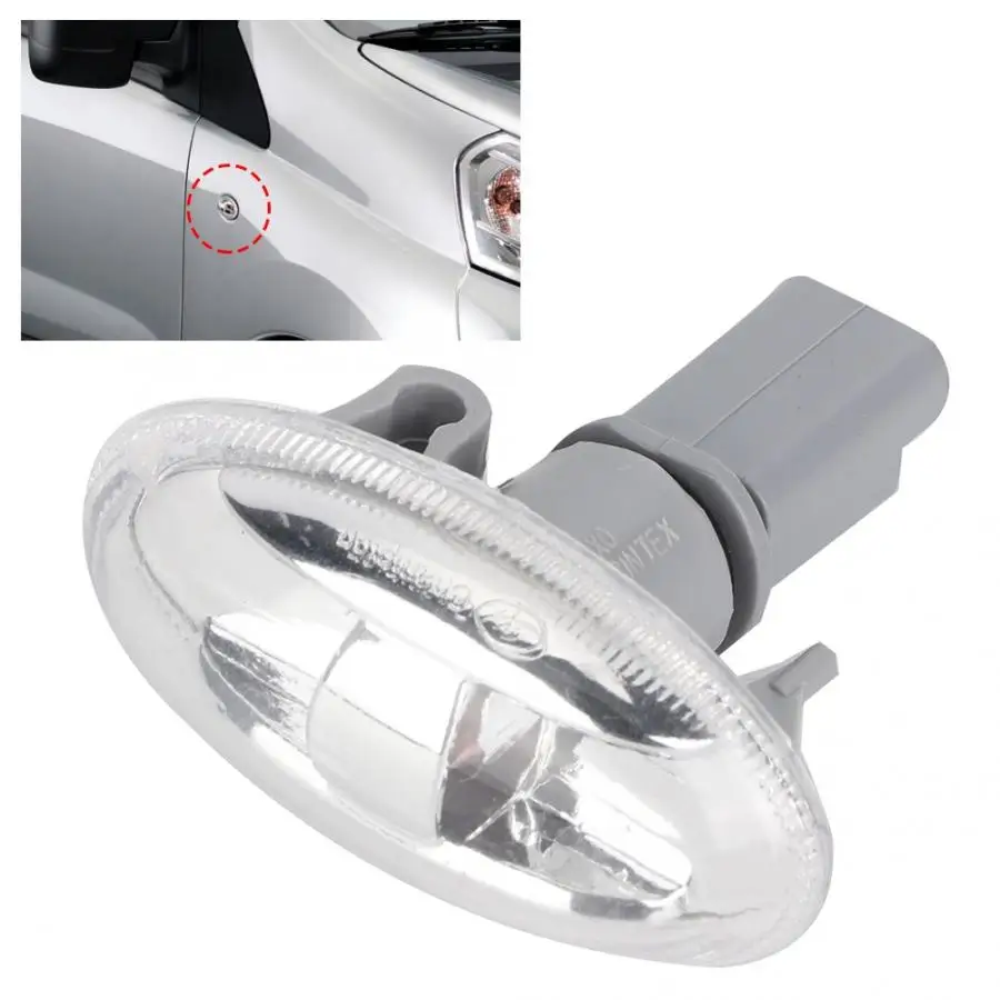 Боковой индикатор для стайлинга автомобиля, боковая лампа 6325G3 9680057480, подходит для Peugeot 108, 107, 206, 407, 1007, 301