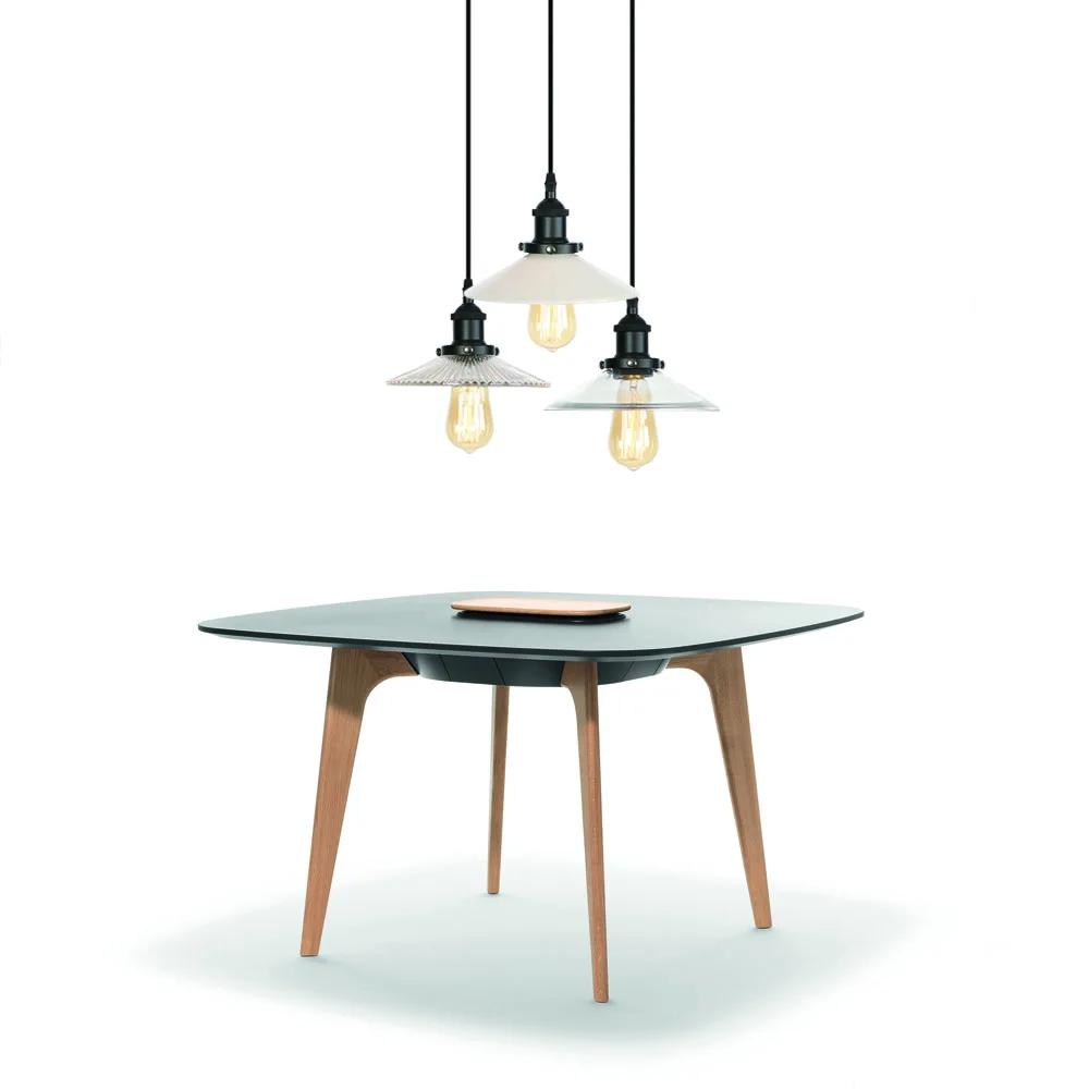 Промышленный стеклянный винтажный подвесной светильник светодиодный в стиле