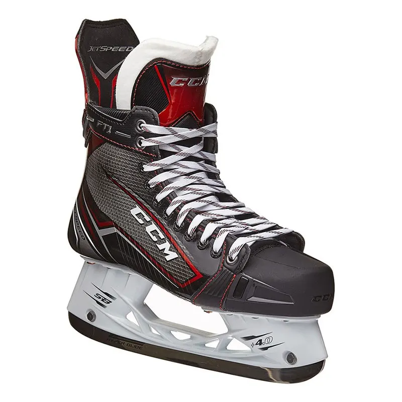 CCM JETSPEET FT1Ice хоккейная обувь тренировка игра шайба patines profesionales роликовые коньки