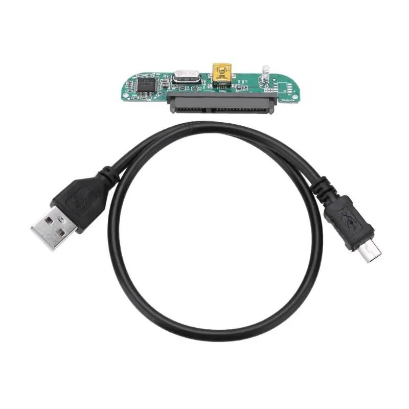 Новый 2 5-дюймовый USB 0 к SATA 7 + 15-контактный адаптер жесткого диска конвертер