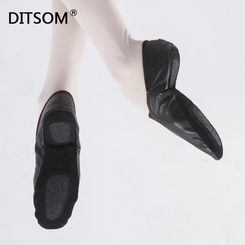 Пляжная обувь из мягкой натуральной кожи для мужчин и женщин черные Стрейчевые