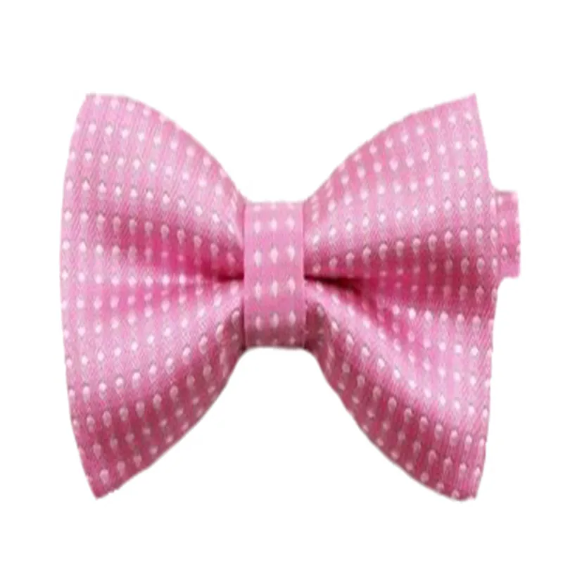Классические Детские высококачественные розовые подтяжки галстуки бабочки