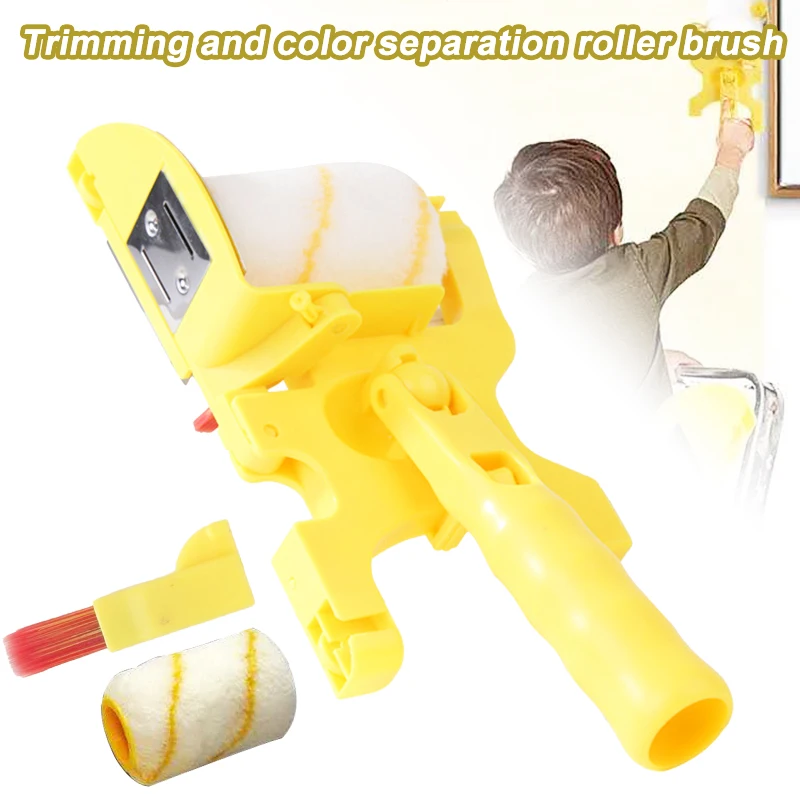 

Roller Brush Color Separation Trimming Paint Brush Corner Soft Bristle Brush Tool Color Separator LBE