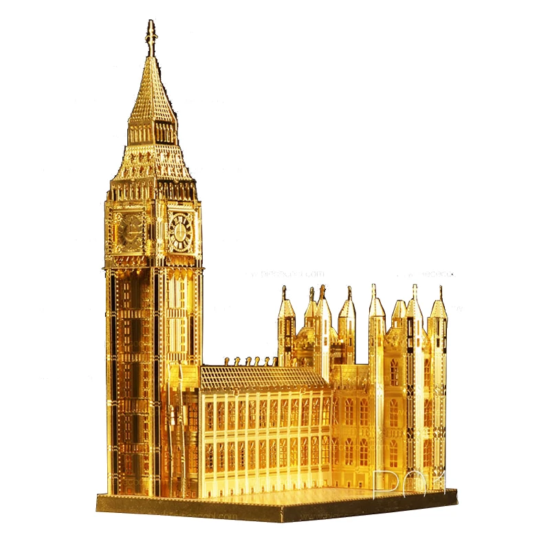 

3D DIY Metal Puzzle Model Big Ben Laser Cutting Jigsaw Best Gifts For Lover Friends Children Collection Educational Toys