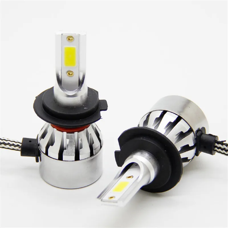 50 комплектов DHL FEDEX доставка H7 LED H4 H11 H8 36 Вт автомобильная светодиодная фара H1 H3 9005