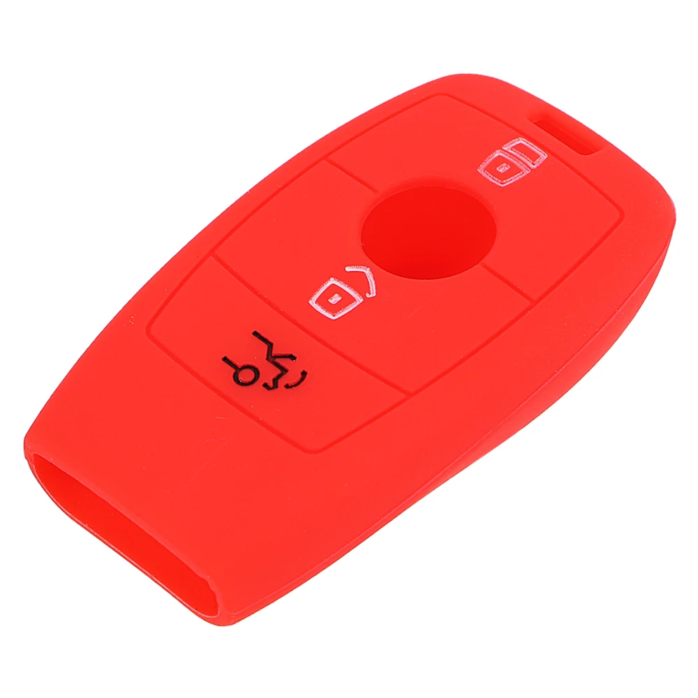 Чехол для ключа LEEPEE силиконовый чехол автомобиля 3 кнопки Mercedes Benz E300 E300L W213 E200 E200L E