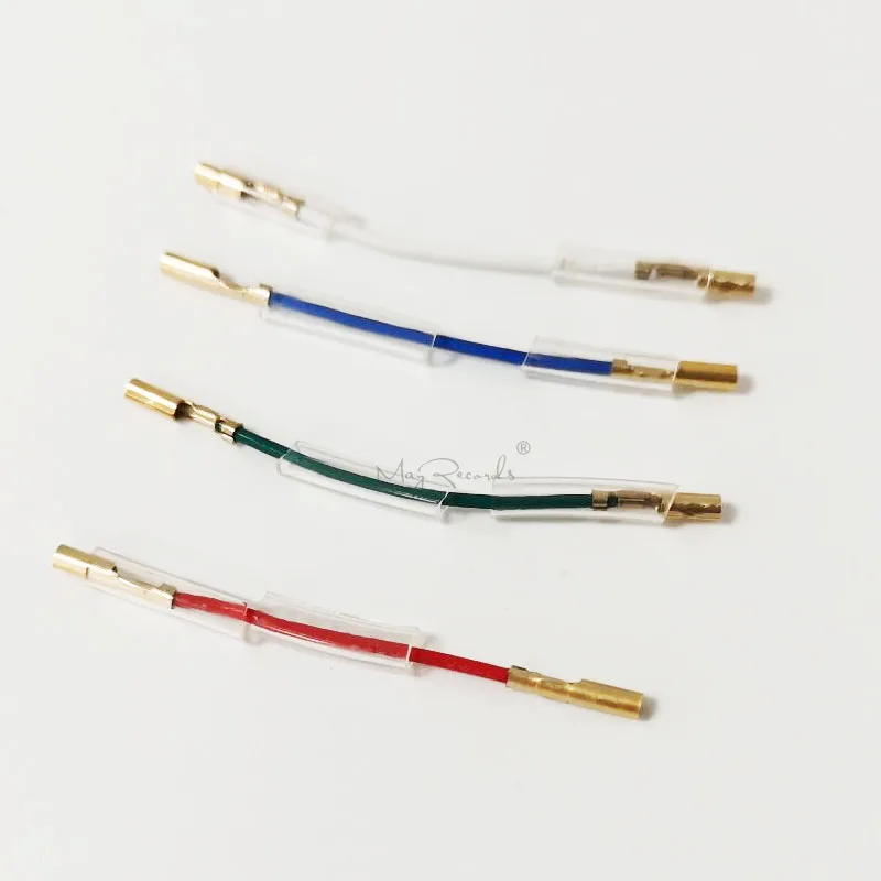 4 шт. универсальные серебряные провода заголовки кабель для контактов 1 2 3 мм