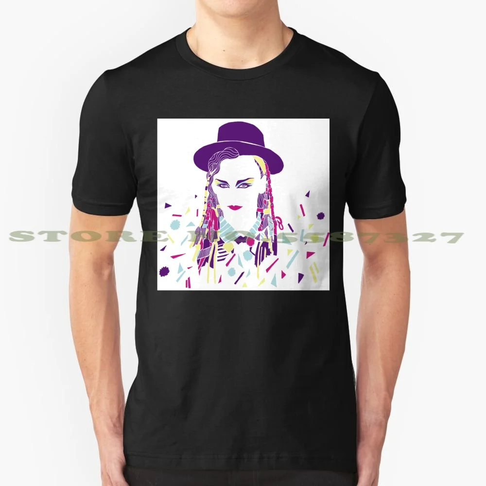 

Модная футболка для мальчиков, классный дизайн, футболка для мальчиков, клуб Джордж культура, 80-е годы, поп-музыка, икона Drag Q