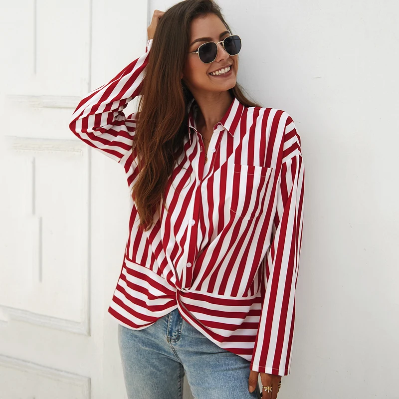 Женская Офисная шифоновая рубашка осенняя с длинным рукавом женский элегантный