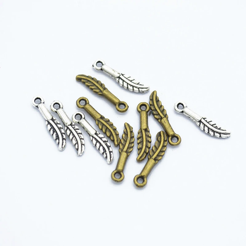 300 шт Подвески в виде листьев DIY ювелирные изделия кулон подходящие Браслеты и