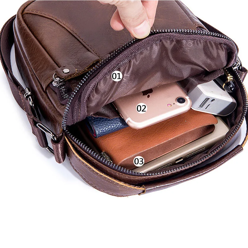 Наплечная Сумка новинка Кожаная НАПЛЕЧНАЯ для мужчин кожаная Модная ретро сумка