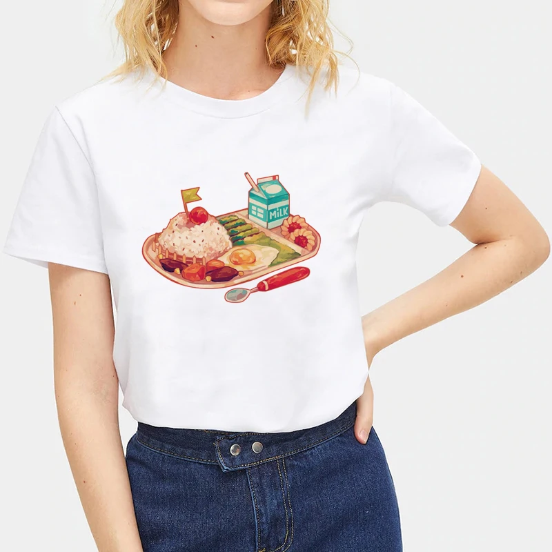 Qlychee повседневные белые женские футболки с коротким рукавом Свободная Женская