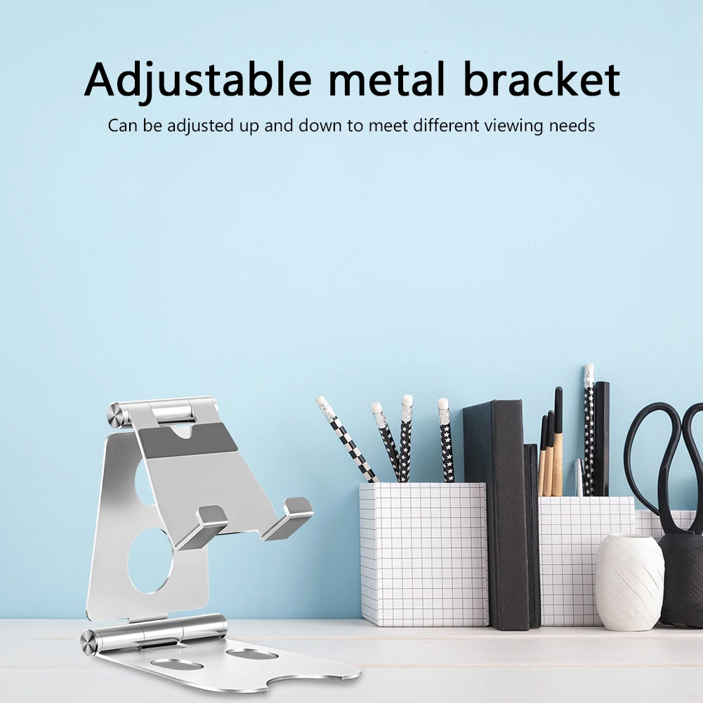 Регулируемый мобильный телефон кронштейн Поддержка алюминиевого сплава стол