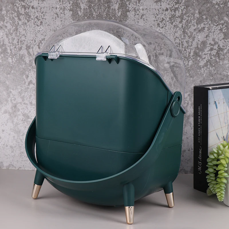 Купить Модная акриловая косметичка, прозрачная коробка для косметики, ящик для украшений, домашняя коробка для хранения, многофункциональный доро...