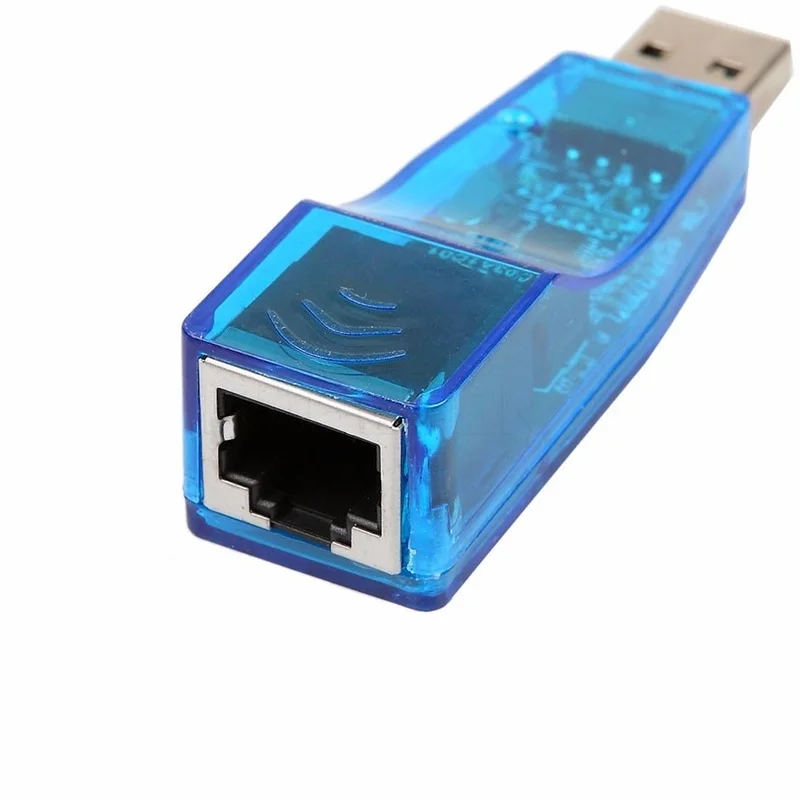 

External RJ45 LAN USB 2.0 To Ethernet 10/100Mbps Network Card Adapter for Win7/8/10 Android Tablet PC Blue Wholesale Hot Sale