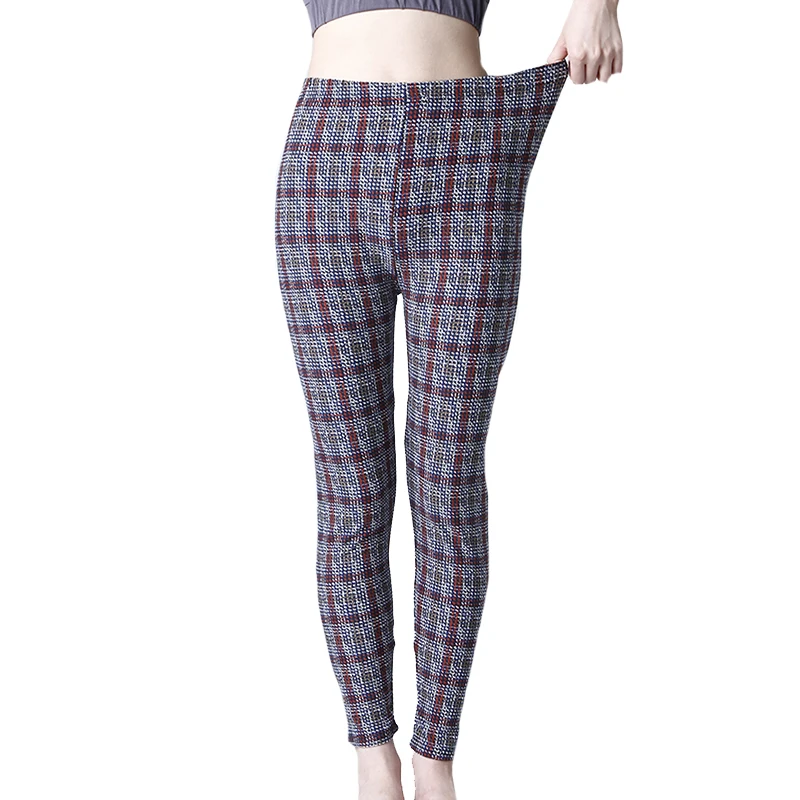 

Женские Клетчатые Леггинсы CUHAKCI в стиле хип-хоп с высокой талией, облегающие леггинсы для тренировок, спортивные эластичные длинные брюки д...
