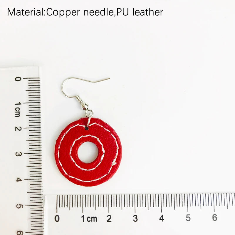 Женские серьги из искусственной кожи Cpop креативные элегантные длинные в форме