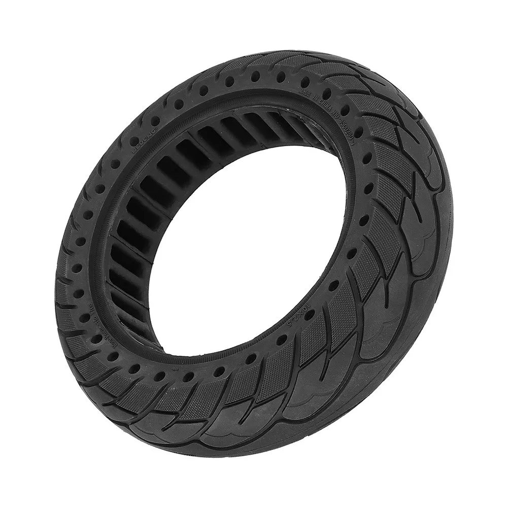 

1pc 10 Inch 10x2.50 Solid Tire 60/70-6.5 For Ninebot Max G30 Max E-Scooter Honeycomb Solid Tire Rubber Not Easy To Deform