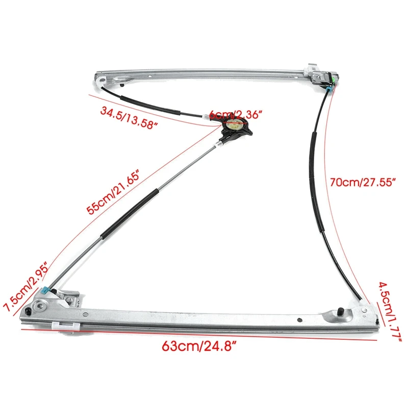Автомобильный передний левый электрический стеклоподъемник для Mercedes Benz Vito Viano W639