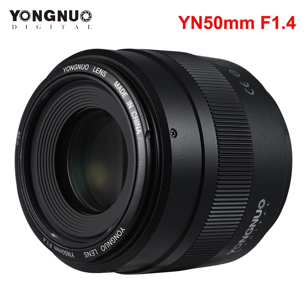 Объектив камеры YONGNUO YN50mm YN35mm F1.4/F1.8/F1.8II/F2.0 стандартный объектив с большой апертурой и автофокусом для Canon EOS 70D 5D2