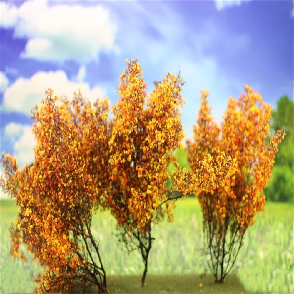 

Autumn Simulation Tree Miniature Model Vegetation Material Military Platform Scene Train Sand Table DIY Production Material