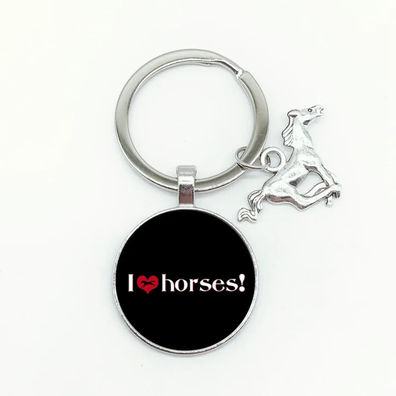 Брелок с надписью I love horse Ride модный Индивидуальный подвеской в виде лошади