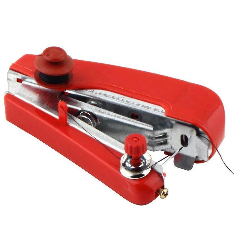 Ручное управление портативная мини швейная машина креативные простые швейные