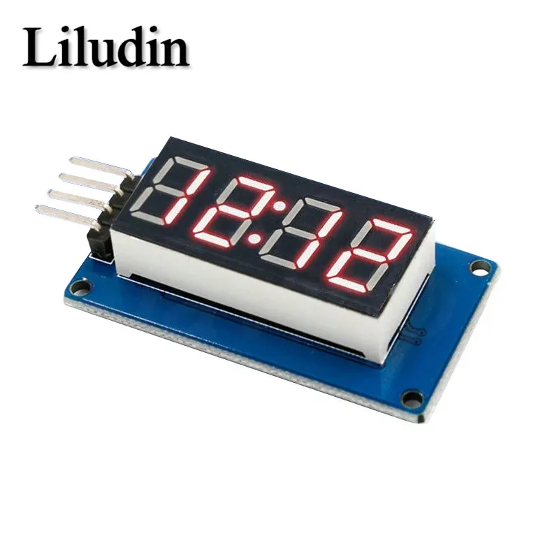 Модуль цифросветодиодный светодиодного дисплея TM1637 с 4 битами для Arduino