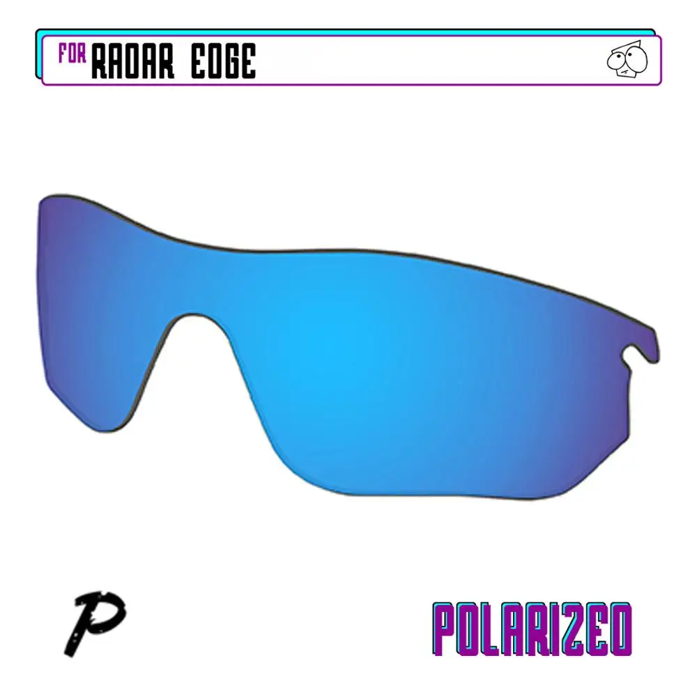 

Ezrelease поляризованные Сменные линзы для-солнцезащитные очки с радарным краем-Blue P